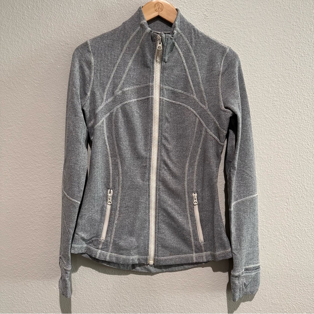 Lululemon Define Jacket *Herringbone Ghost Heathe… - image 4